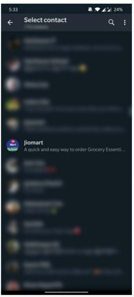 Order Online from JioMart on WhatsApp