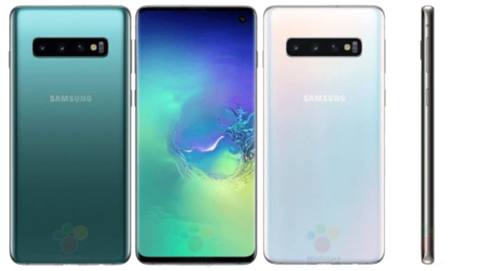 Samsung Galaxy S10 and the Galaxy S10+, t