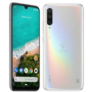 Xiaomi Mi A3 specification and Image surface Online with Big Battery