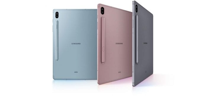 Samsung Galaxy Tab S6 Launched with New S Pen and UD fingerprint reader
