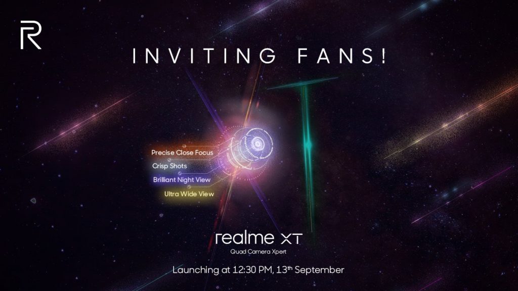 Realme XT Specification and will launch in India on September 13