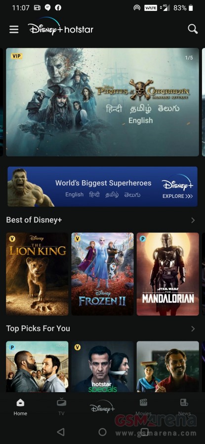 Disney+ launched in India