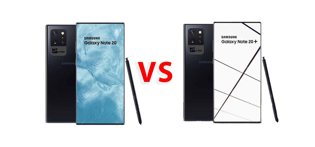 Samsung Galaxy Note 20 vs Samsung Galaxy Note 20 Plus