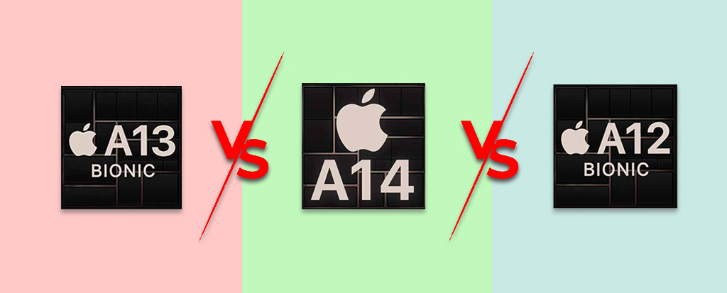 Apple A14 vs A13 v A12 Bionic Specification Comparison