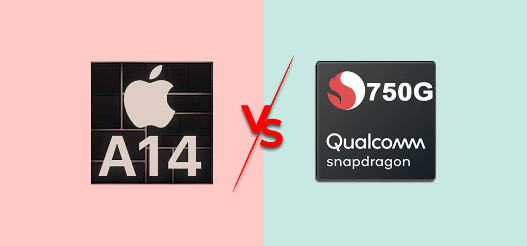 Qualcomm snapdragon 750G vs A14 Bionic Specification Comparison | A14 vs snapdragon 750G