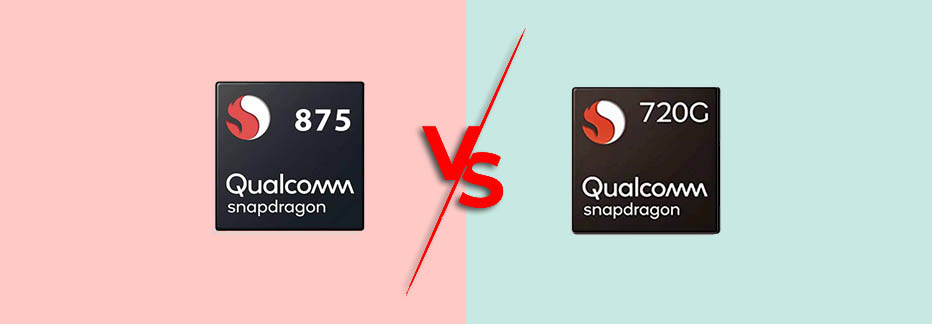 Qualcomm Snapdragon 720G vs Snapdragon 875 Specification Comparison