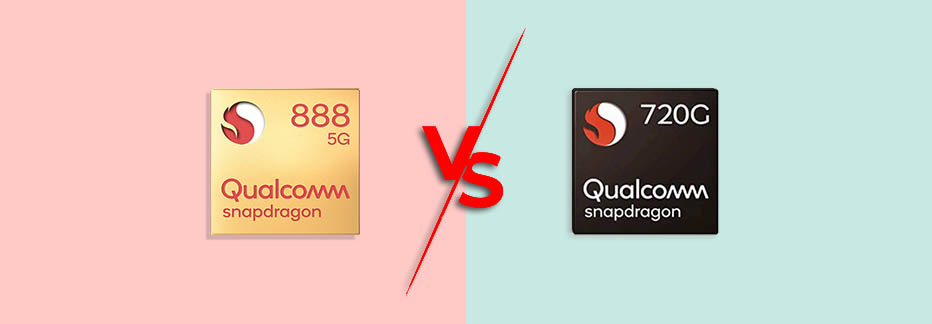 Qualcomm Snapdragon 720G vs Snapdragon 888 Specification Comparison
