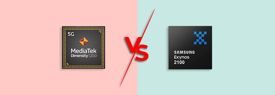 Samsung Exynos 2100 vs Dimensity 1200 Specification Comparison