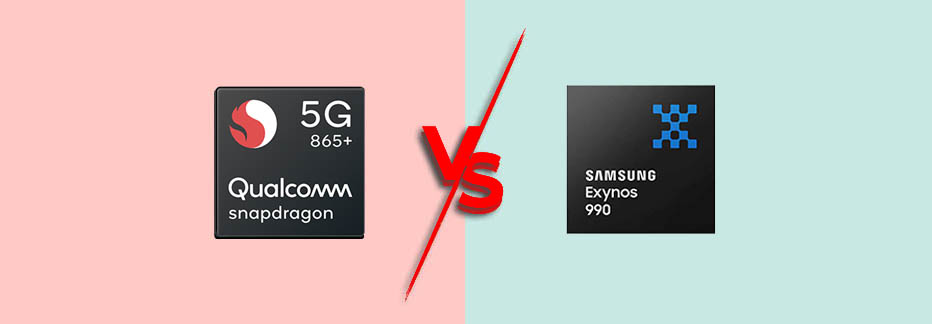 Qualcomm Snapdragon 865 Plus vs Exynos 990 Specification Comparison